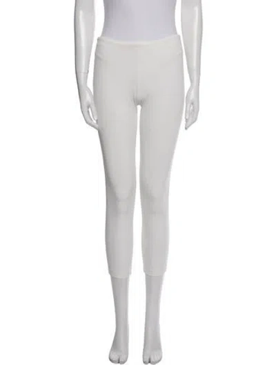 Pre-owned Prada Vintage Skinny Leg Pants In White