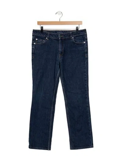 Pre-owned Prada Vintage Straight Leg Jeans In Blue