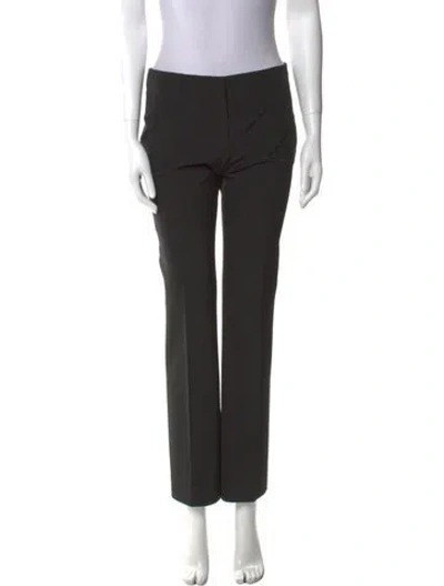 Pre-owned Prada Vintage Straight Leg Pants In Black