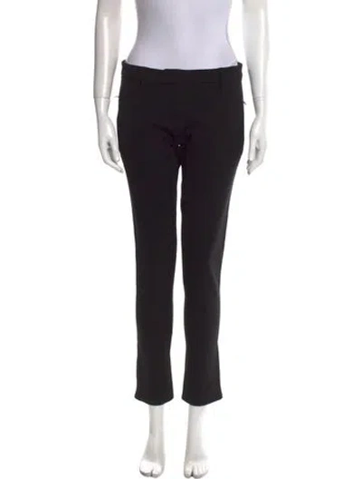 Pre-owned Prada Vintage Straight Leg Pants In Black