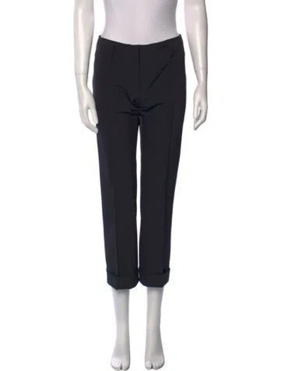 Pre-owned Prada Vintage Straight Leg Pants In Black