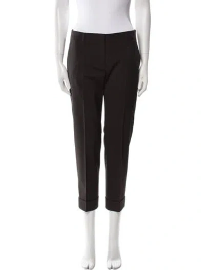 Pre-owned Prada Vintage Straight Leg Pants In Black