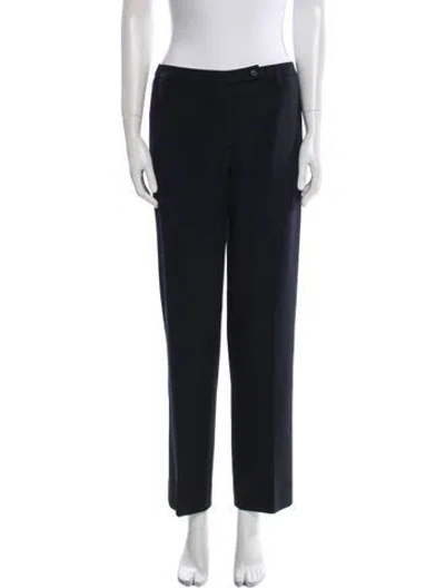 Pre-owned Prada Vintage Straight Leg Pants In Black