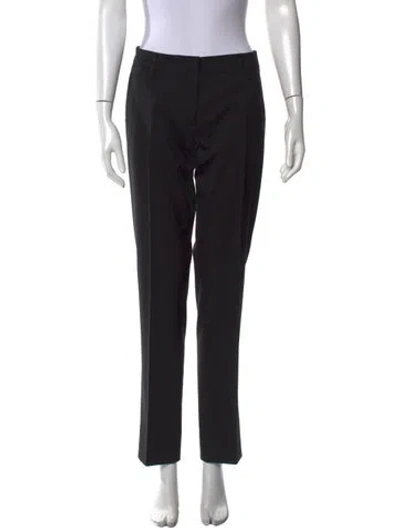 Pre-owned Prada Vintage Straight Leg Pants In Black