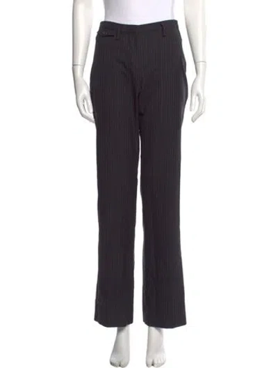 Pre-owned Prada Vintage Straight Leg Pants In Black