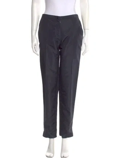 Pre-owned Prada Vintage Straight Leg Pants In Black