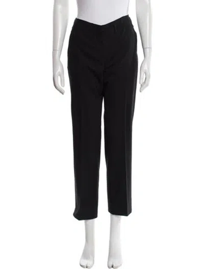 Pre-owned Prada Vintage Straight Leg Pants In Black