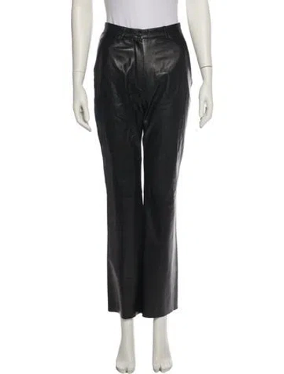 Pre-owned Prada Vintage Straight Leg Pants In Black