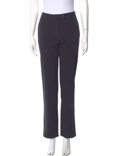 Pre-owned Prada Vintage Straight Leg Pants In Black