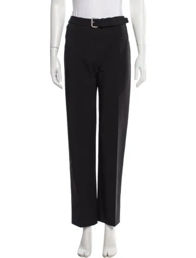 Pre-owned Prada Vintage Straight Leg Pants In Black