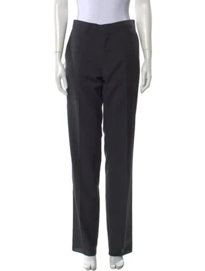 Pre-owned Prada Vintage Straight Leg Pants In Black
