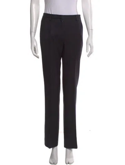 Pre-owned Prada Vintage Straight Leg Pants In Black