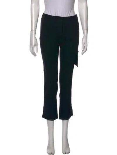 Pre-owned Prada Vintage Straight Leg Pants In Black