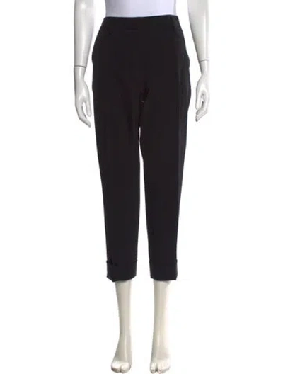 Pre-owned Prada Vintage Straight Leg Pants In Black