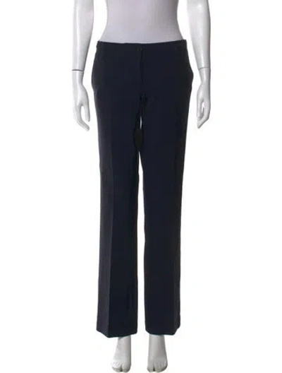 Pre-owned Prada Vintage Straight Leg Pants In Black