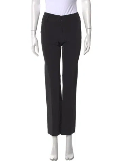 Pre-owned Prada Vintage Straight Leg Pants In Black