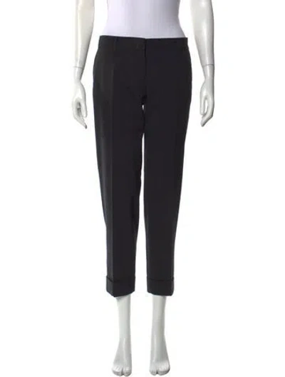 Pre-owned Prada Vintage Straight Leg Pants In Black