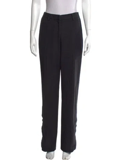 Pre-owned Prada Vintage Straight Leg Pants In Black