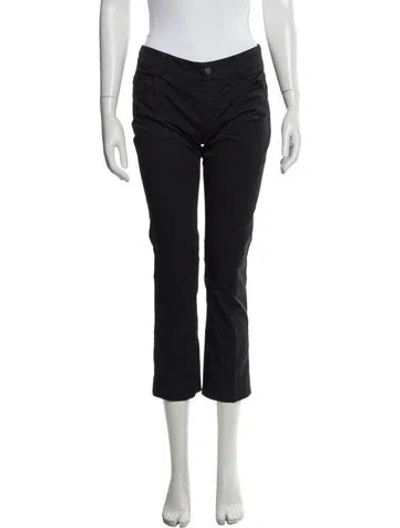 Pre-owned Prada Vintage Straight Leg Pants In Black