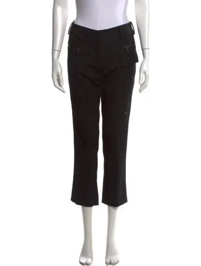 Pre-owned Prada Vintage Straight Leg Pants In Black