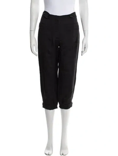 Pre-owned Prada Vintage Straight Leg Pants In Black