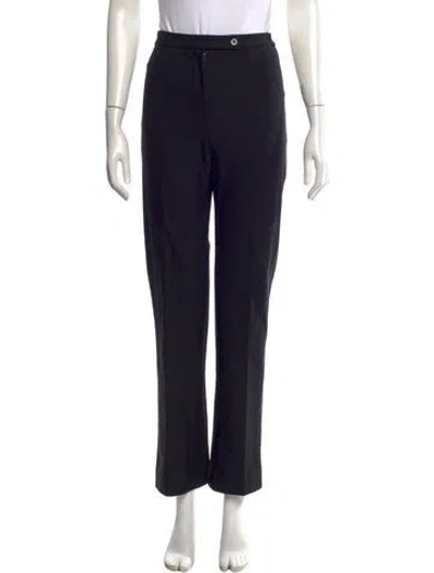 Pre-owned Prada Vintage Straight Leg Pants In Black