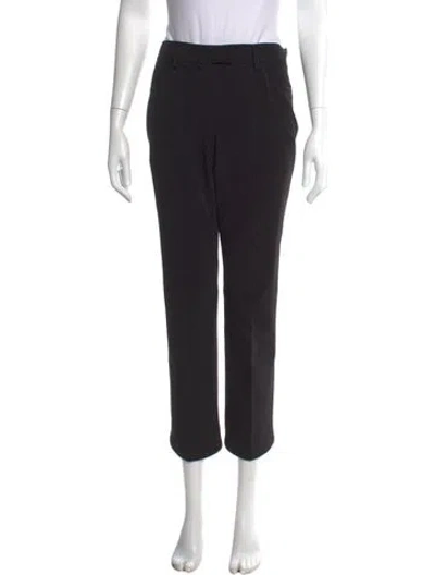 Pre-owned Prada Vintage Straight Leg Pants In Black