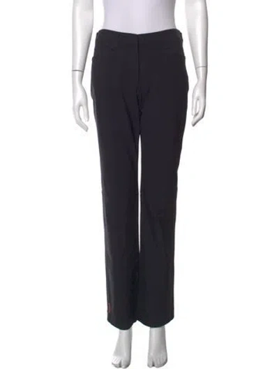 Pre-owned Prada Vintage Straight Leg Pants In Black