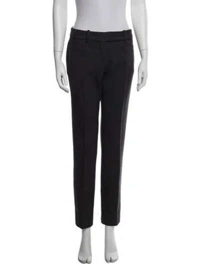 Pre-owned Prada Vintage Straight Leg Pants In Black