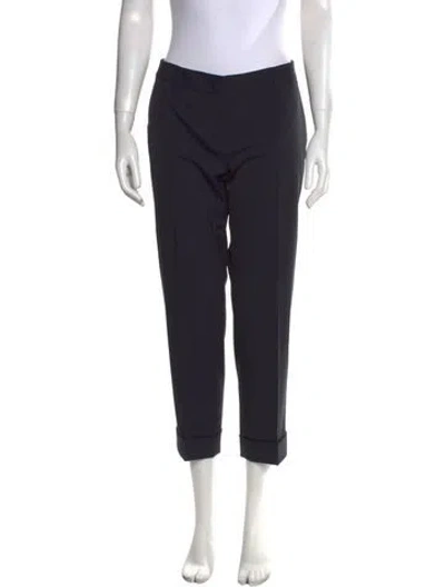 Pre-owned Prada Vintage Straight Leg Pants In Blue