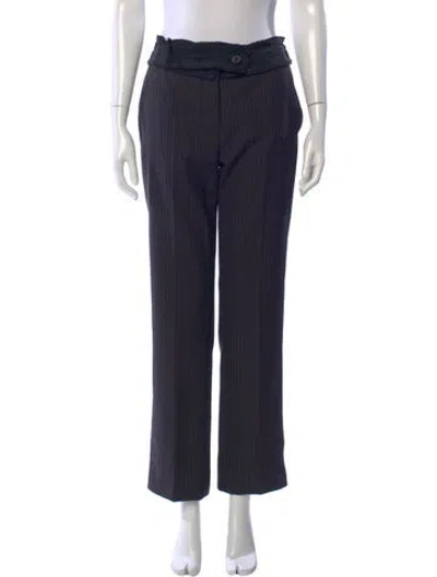Pre-owned Prada Vintage Straight Leg Pants In Blue