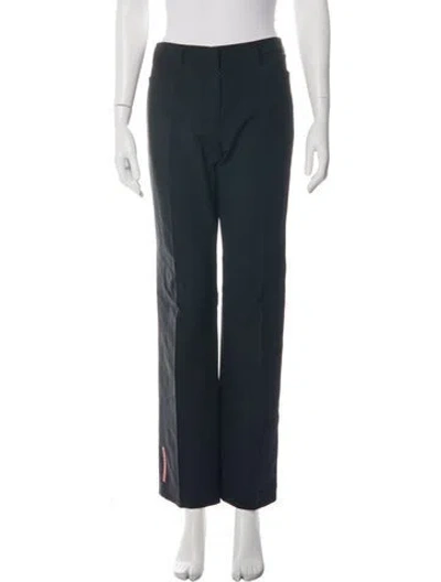 Pre-owned Prada Vintage Straight Leg Pants In Blue