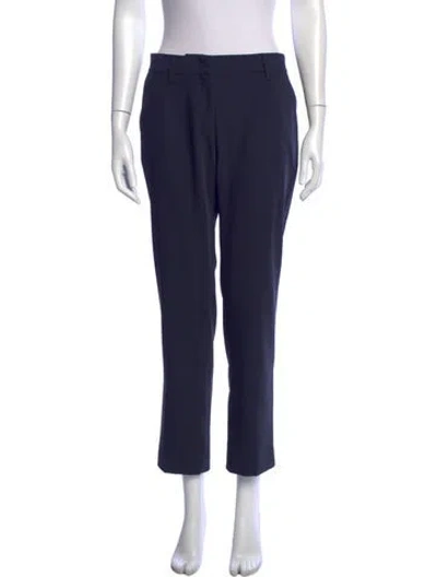 Pre-owned Prada Vintage Straight Leg Pants In Blue