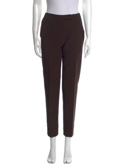Pre-owned Prada Vintage Straight Leg Pants In Brown