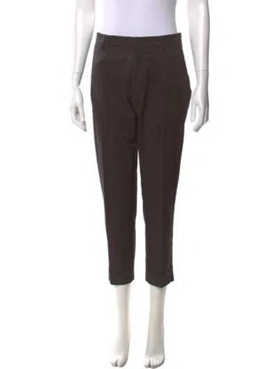 Pre-owned Prada Vintage Straight Leg Pants In Brown