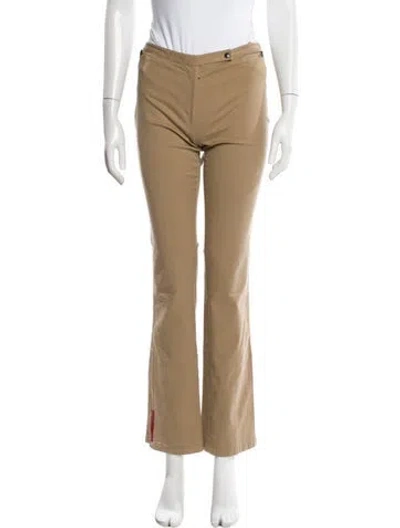 Pre-owned Prada Vintage Straight Leg Pants In Brown