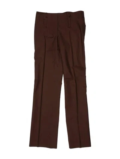 Pre-owned Prada Vintage Straight Leg Pants In Brown
