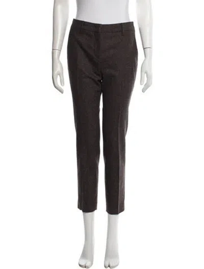 Pre-owned Prada Vintage Straight Leg Pants In Brown