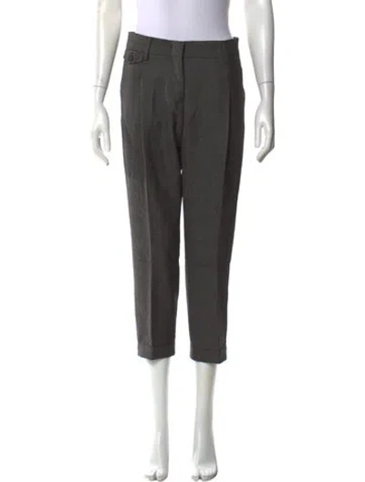Pre-owned Prada Vintage Straight Leg Pants In Brown
