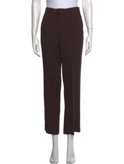 Pre-owned Prada Vintage Straight Leg Pants In Brown