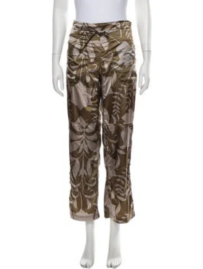 Pre-owned Prada Vintage Straight Leg Pants In Brown