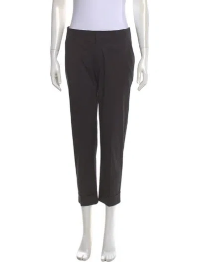 Pre-owned Prada Vintage Straight Leg Pants In Gray