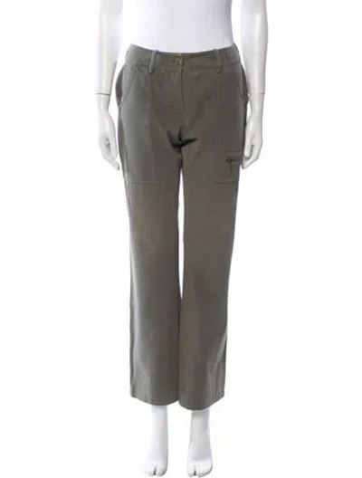 Pre-owned Prada Vintage Straight Leg Pants In Gray