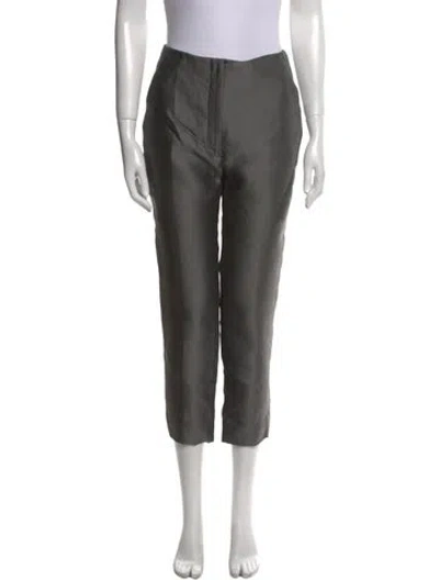 Pre-owned Prada Vintage Straight Leg Pants In Gray