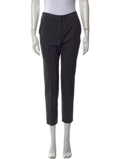 Pre-owned Prada Vintage Straight Leg Pants In Gray