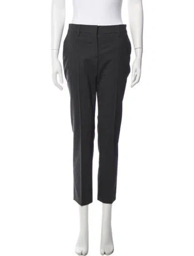 Pre-owned Prada Vintage Straight Leg Pants In Gray