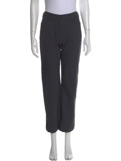 Pre-owned Prada Vintage Straight Leg Pants In Gray