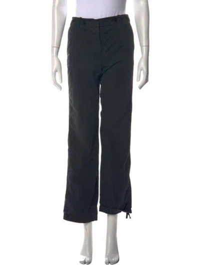 Pre-owned Prada Vintage Straight Leg Pants In Gray