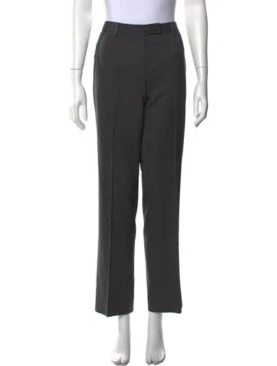 Pre-owned Prada Vintage Straight Leg Pants In Gray