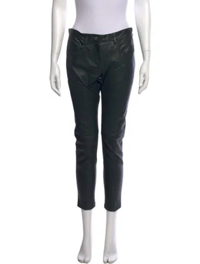 Pre-owned Prada Vintage Straight Leg Pants In Green